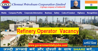 CPCL Recruitment 2015 for Refinery Operator 23 Vacancy,