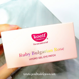 Review; Petitfee's Koelf Ruby and Bulgarian Rose Hydro Gel Eye Patch