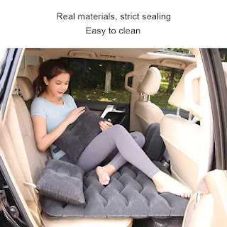 Inflatable Car Air Bed For SUVs (with air pump)