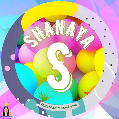 Solapín Nombre Shanaya para imprimir gratis
