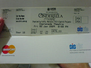 Cinderella Singapore ticket