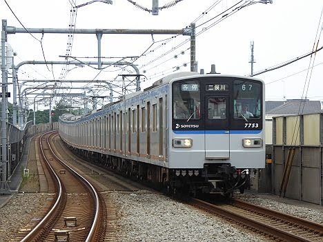 相模鉄道　各停　二俣川行き2　新7000系(2015.5.31ダイヤ改正で日中廃止)