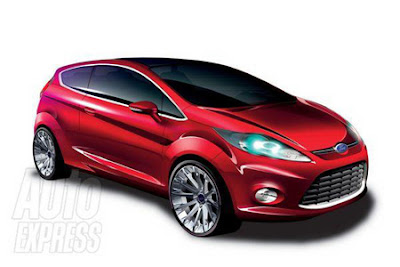  Ford Fiesta Concept sketches 