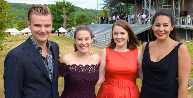 Robert Forrest, Marlena Devoe, Verity Wingate, Hollie-Anne Bangham, awards winners at Garsington Opera