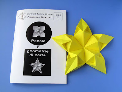 Origami: Booklet QQM 60 and Stella aquilone - Kite Star  by Francesco Guarnieri