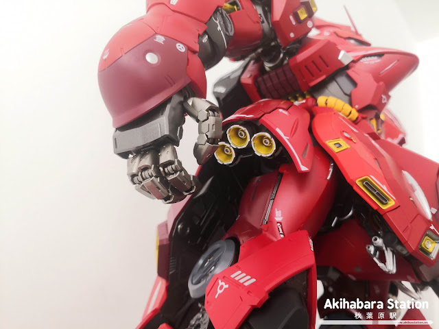 Review de Metal Structure MSN-04 Sazabi, Tamashii Nations.