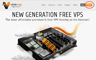 Gambar Menu Register di VPS.me