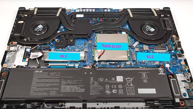 ASUS TUF Gaming A15 (FA507, 2023) disassemble