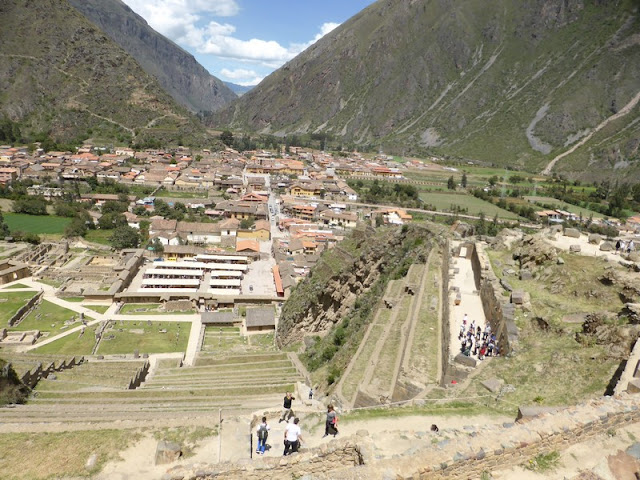 Ollantaytambo, vista del pueblo