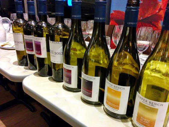 Upper Bench wines to be enjoyed by the BC Wine Appreciation Society