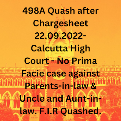 498A Quash after Chargesheet 22.09.2022