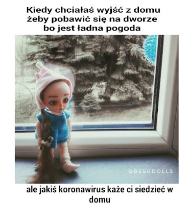 Koronawirus zawitał do świata lalek/Coronavirus in doll land