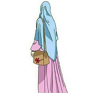 23+ Animasi Muslimah Dari Belakang