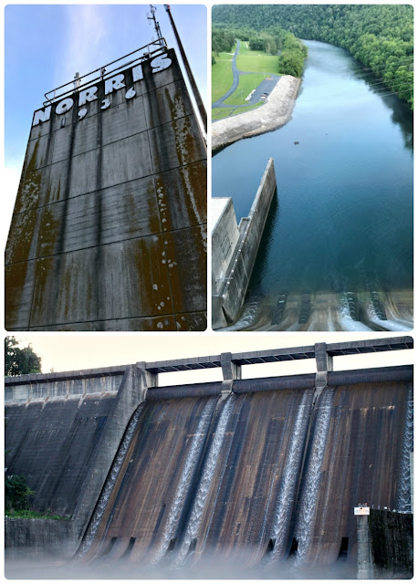 The Anderson County side of Norris Dam State Park ends at the nearly 27 story high Norris Dam. An up close & personal visit to the awe-inspiring dam is definitely a must-do when visiting the state park.