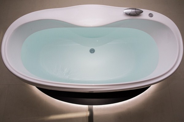 Bathroom Design Zaha Hadid Freestanding Bathtub Oval White Luxury