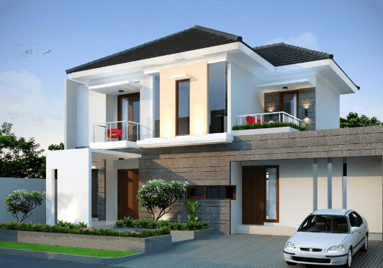 Desain Rumah Minimalis 2 Lantai 6x15 Godean web id