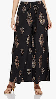 Printed palazzo pants