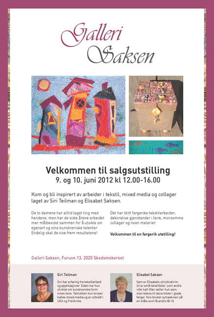 galleri saksen plakat