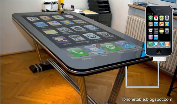 Massive 58-inch MultiTouch iPhone Table
