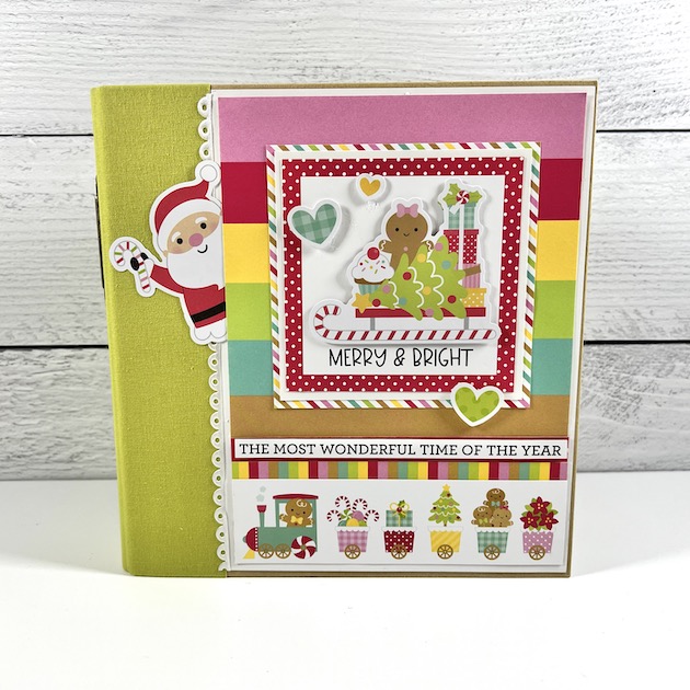 Sandpaper Road  Christmas Mini-Album with Box