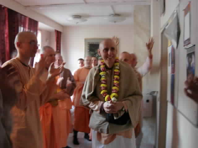 Sankarshan Das Arrival at ISKCON Helsinki