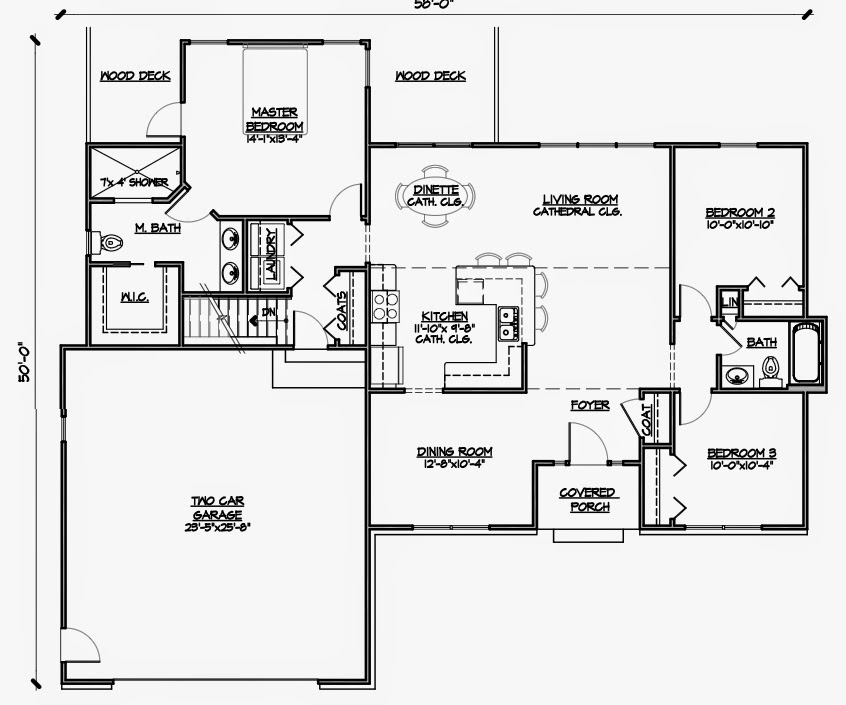 3 Bedroom Wheelchair  Accessible House  Plans  Universal 