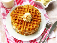 kue waffel resep cara buat kue waffel enak istimewa