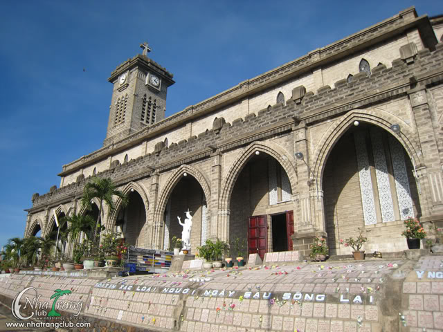 Stone church at Nha Trang City - Vietnam