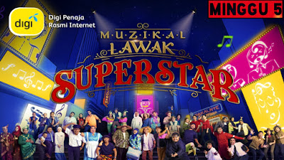 Live Streaming Muzikal Lawak Superstar 2019 Minggu 5