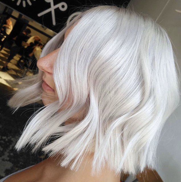 white hair color ideas 2019 female