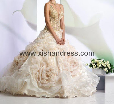 Bridal wedding dress