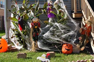 Decoración, Jardin, Halloween