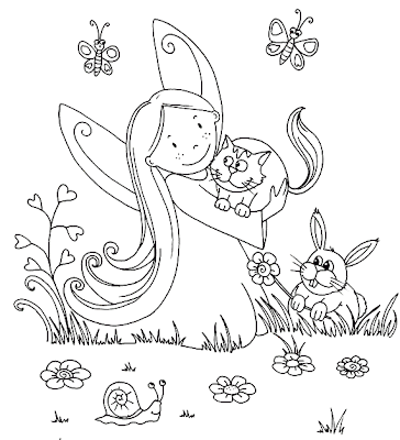 Fairy Coloring Pages on Fairy Coloring Pages Brings More Fairies