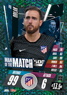 Topps Match Attax 2020-2021 Club Atlético de Madrid Set