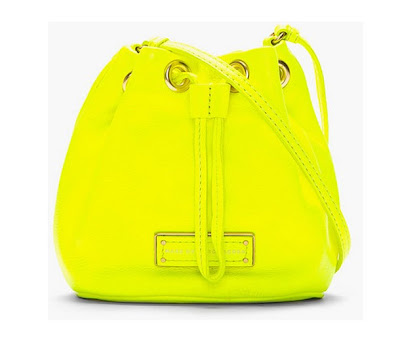 bolso neon amarillo