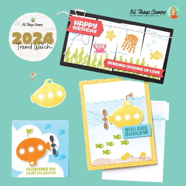 Stampin Up UK hot papercraft trends 2024