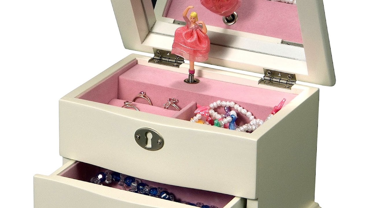 Musical Jewellery Box With Dancing Ballerina