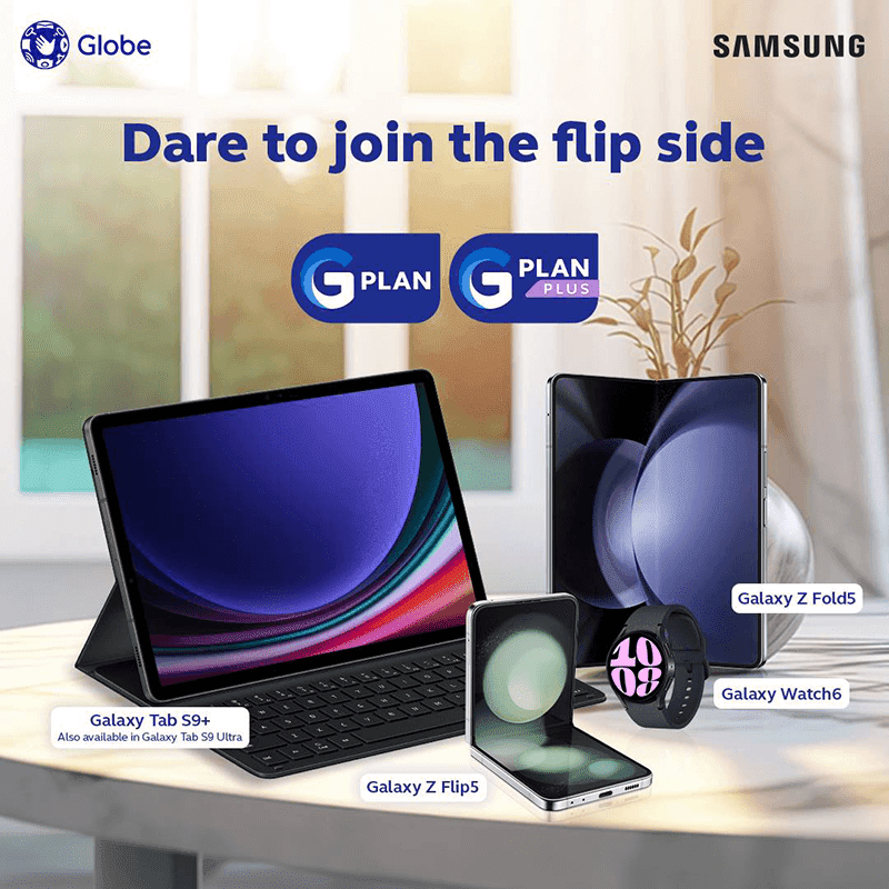 Globe Postpaid Samsung Galaxy Z Fold5, Z Flip5 bundles introduced for new subscribers!