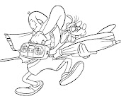 #9 Goofy Coloring Page