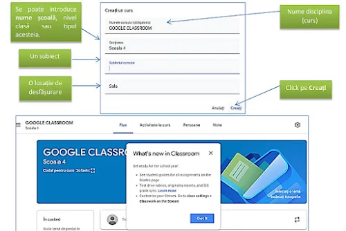 parola Google Classroom