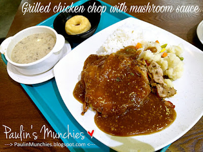 Paulin's Munchies - In and Out Cafe at Big Box - Grilled chicken chop with mushroom sauce