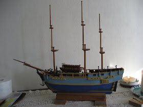 HMS Bounty model ship  by Jan Duyn