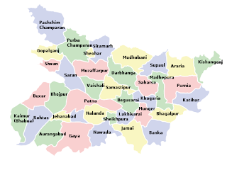 Bihar District Map