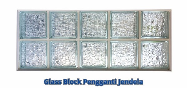 glass block pengganti jendela