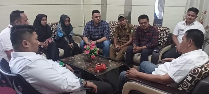Ketua KNPI Padang Pariaman Terpilih Hafidz Al Arif Silaturahmi Dengan Pimpinan DPRD 
