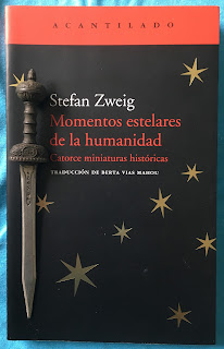 Portada del libro Momentos estelares de la humanidad, de Stefan Zweig