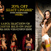 Huge Lingerie Sale- Save 20% off selected styles.