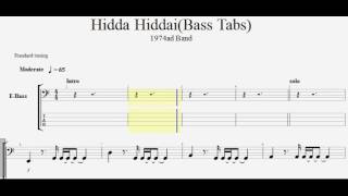 Hidda Hiddai 1974 AD Guitar Chords & Lyrics TABS 