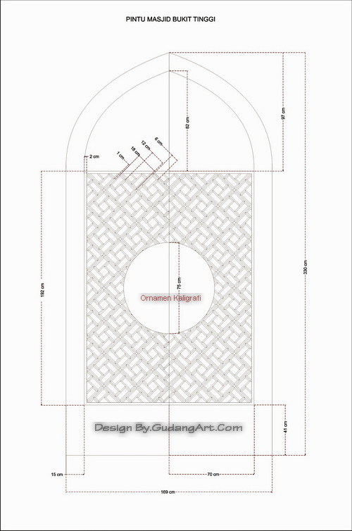  Pintu  Masjid Desain Model  Pintu  Utama Masjid Gudang 