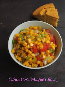 Cajun corn maque choux